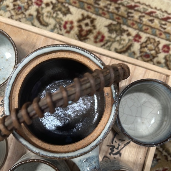 Handmade Japanese tea set - Picture 6 of 9